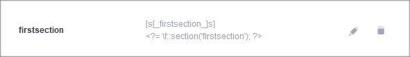 Специальные теги Sections